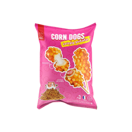Brochette Corn Dog Crispy Potato Saucisse-mozzarella BUDJI 6x440g - CandyMarket.Fr