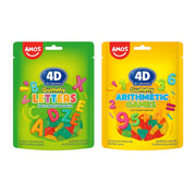Amos 4D Gummy Chiffres et Lettres 24x18g