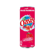 Oasis Fraise Framboise 24x33cl - CandyMarket.Fr