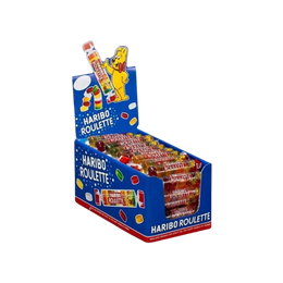 Haribo Roulette Fruits 50x24g - Haribo Bonbons gélifiés aux saveurs Fruitées