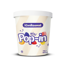 iConiksweet - Pop-In Mini - Trompe l’Oeil Fruit Mix - Ice Cream 12x150g