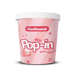 iConiksweet - Pop-In Mini - Trompe l’Oeil Peach - Ice Cream 12x150g