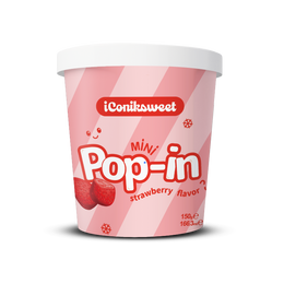 iConiksweet - Pop-In Mini - Trompe l’Oeil Strawberry - Ice Cream 12x150g