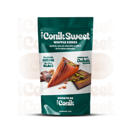 iConiksweet - Waffle Cones - Chocolat au lait & crème de pistache - Dubai Edition 6x120g