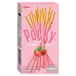 Strawberry Pocky 10x55g  - Pocky Fraise chill - CandyMarket.Fr